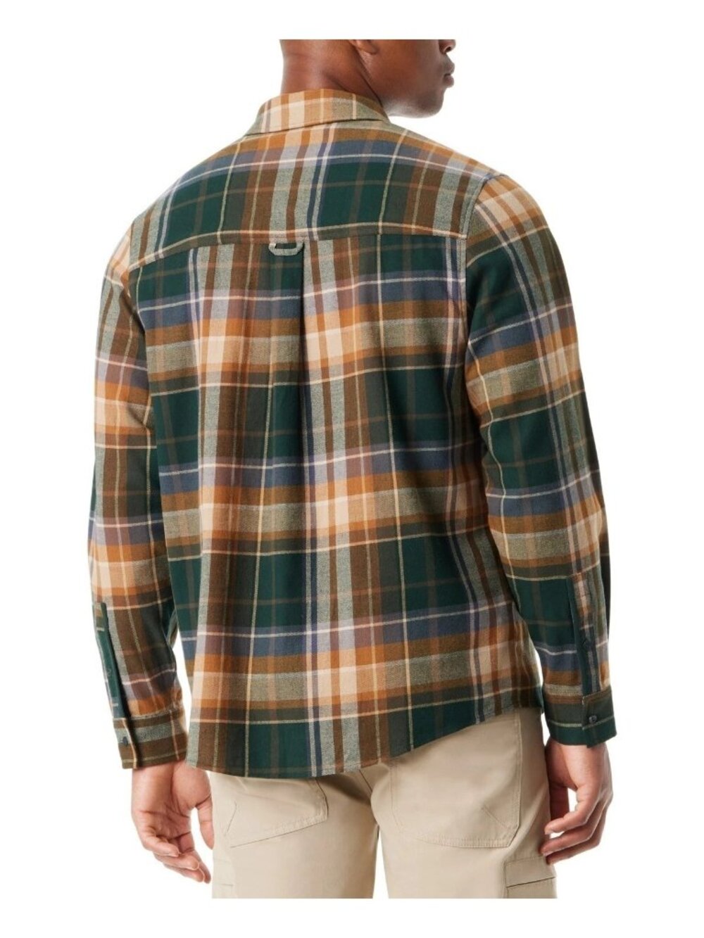 NWT Bass Outdoor Men's XL Stretch Flannel Plaid Button up Shirt Outdoor J2038 - Picture 2 of 14